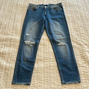 Flying Monkey ankle length slim/skinny distressed jeans